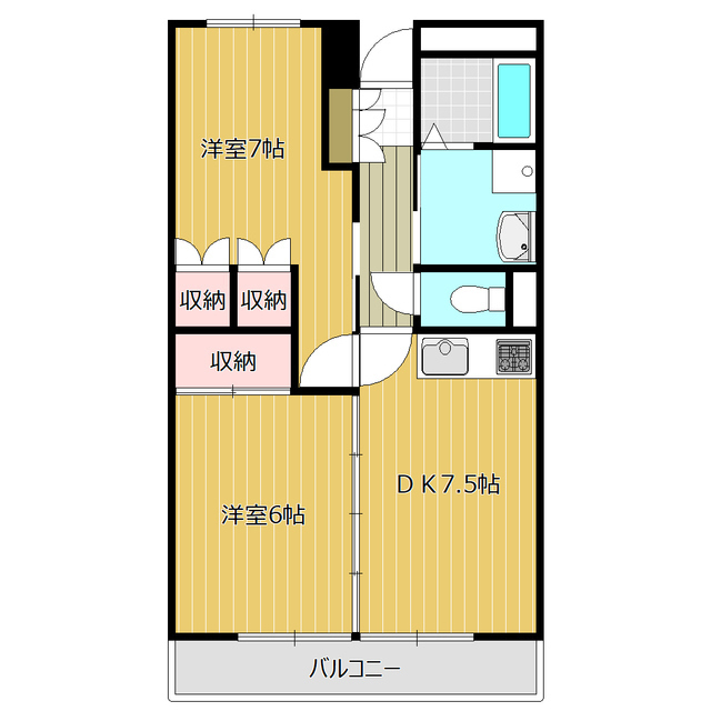 サンイースト東草深の間取り