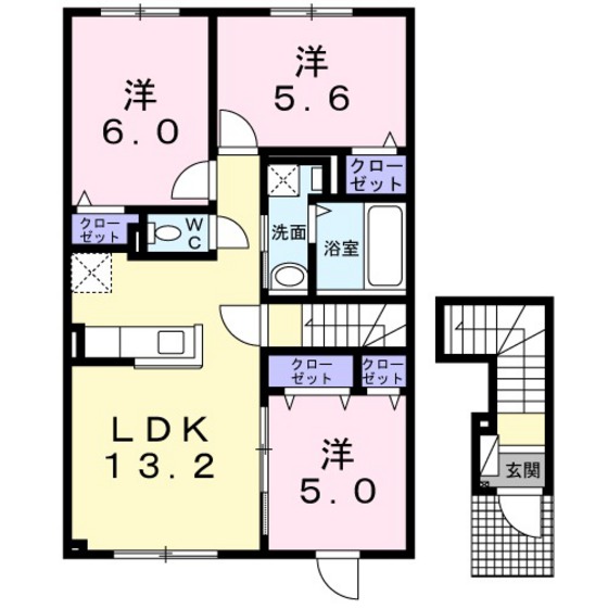 Ｅｖｉｔａの間取り