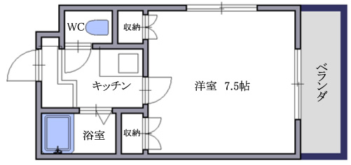 WH西念の間取り