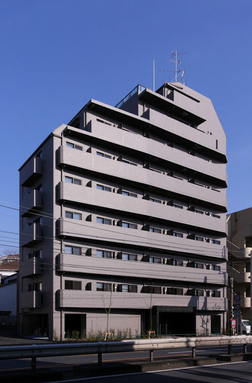 大田区山王のマンションの建物外観