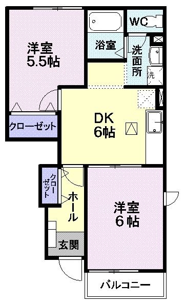 フレンドリーＳの間取り