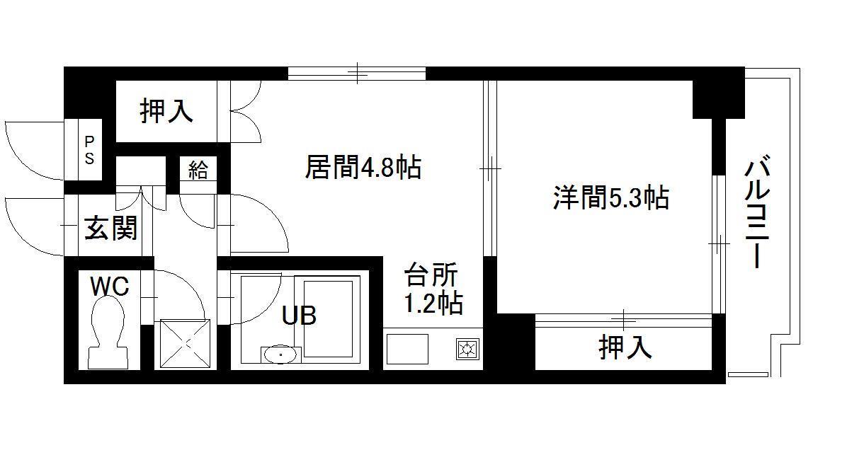 パームコート旭川の間取り