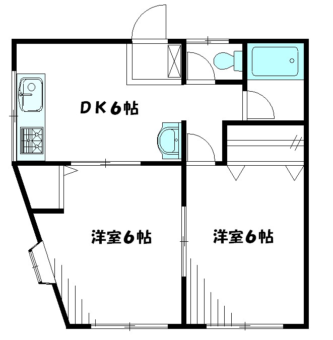 コーポケイの間取り