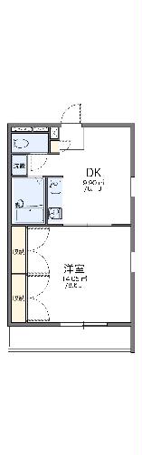 レオパレスロワールの間取り