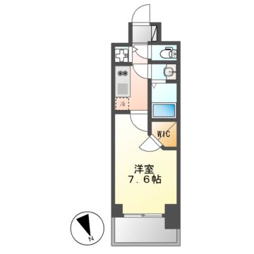 プレサンス栄ライズの間取り