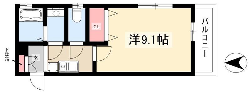 グランシャリオ日比野の間取り