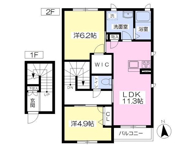 セント　リビエの間取り