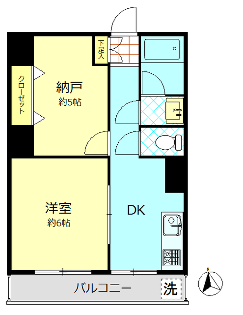 峰マンションの間取り