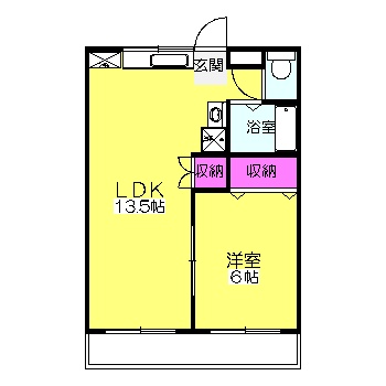 【トルテュIの間取り】