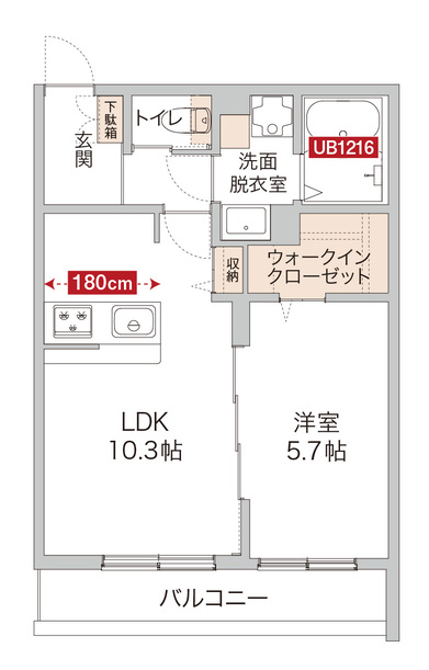 ALBERATAの間取り