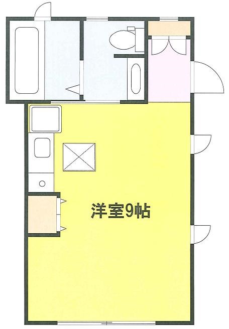 洗足池コーポの間取り