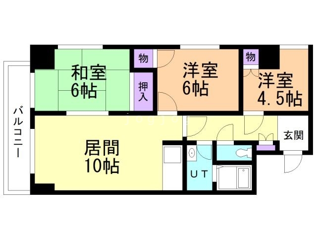 エムエス　スカイハイツの間取り