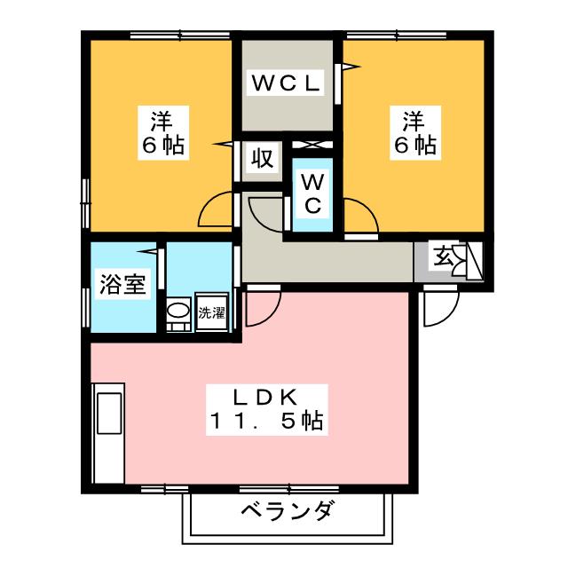 ブリエ　アージュIIの間取り