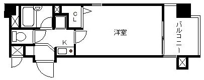 エスリード三宮フラワーロードの間取り