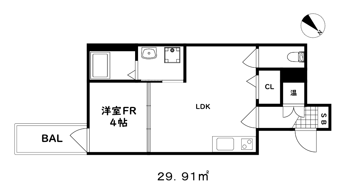 トレコート兵庫1の間取り