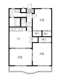 ロングフィールド　Ａ棟の間取り