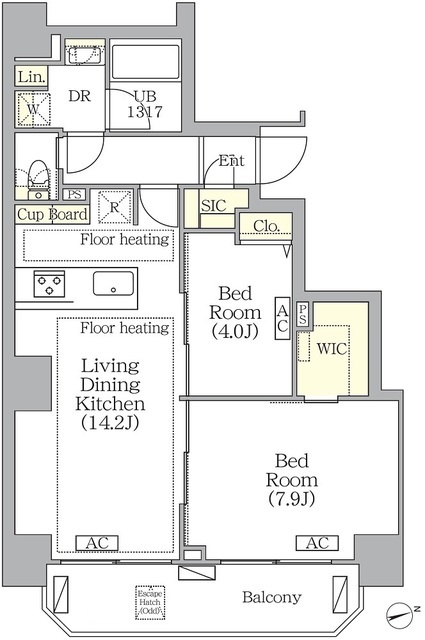 ＢＲＩＣＫ　ＲＥＳＩＤＥＮＣＥ　南青山の間取り