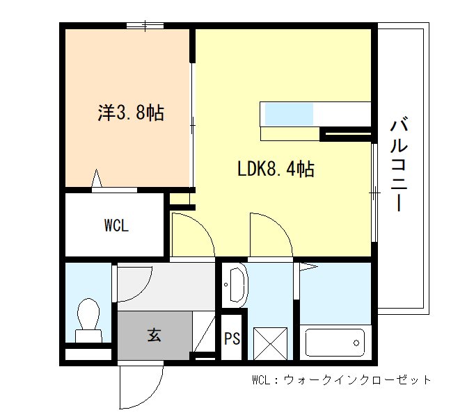 メルベーユドゥの間取り