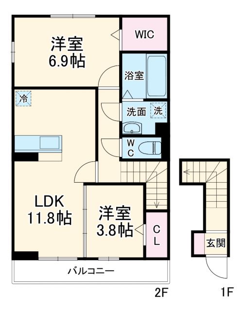 D-ROOM篠原町の間取り