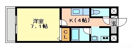 コージーコートの間取り