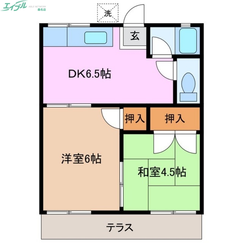 コーポ照の間取り