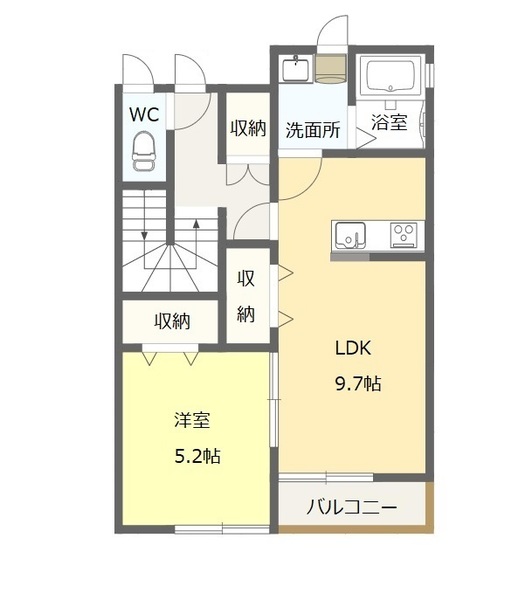 ファンテーヌの間取り