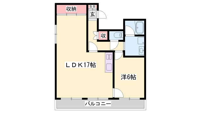 シャトー三和III号館の間取り