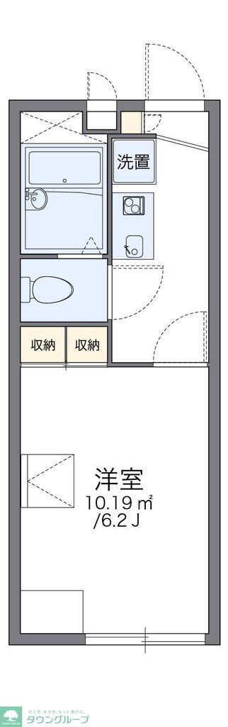 横浜市瀬谷区下瀬谷のアパートの間取り