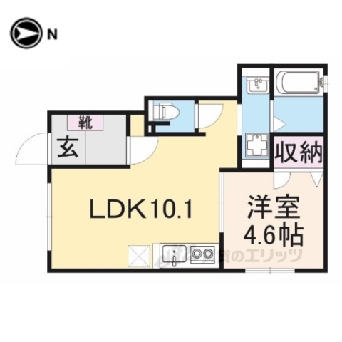 鴨川アレイの間取り