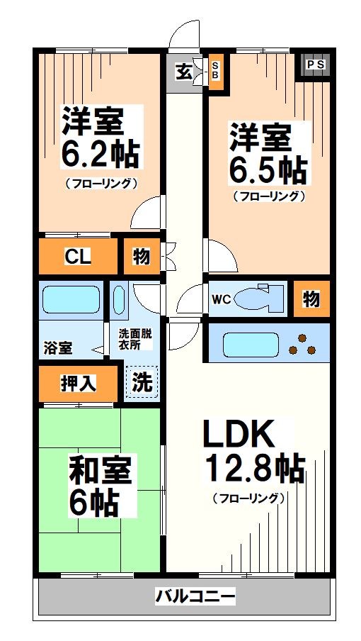 ミラフローレスの間取り