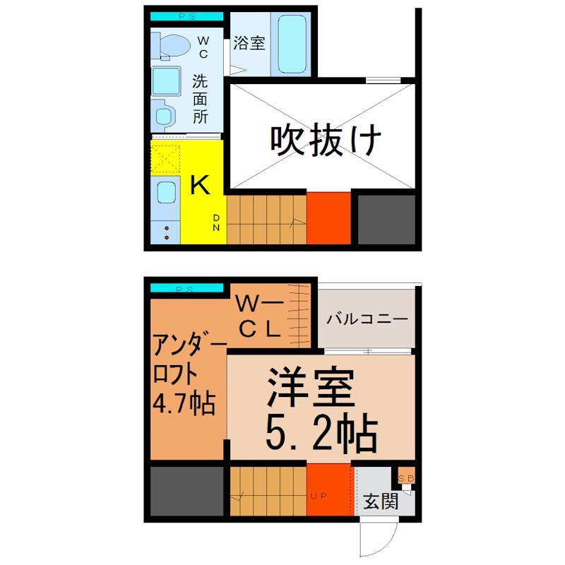 【Ｔｒｏｓｓ港栄（トロスコウエイ）の間取り】