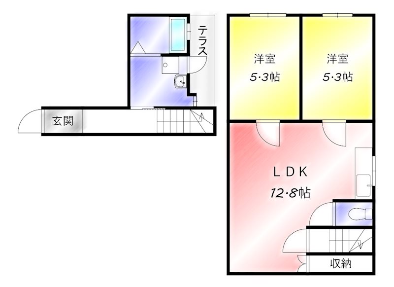 モイ・シャンドンの間取り