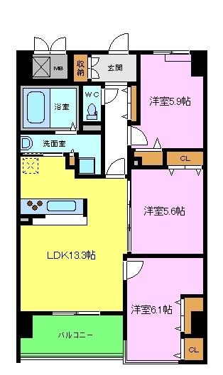 セイクレッドの間取り