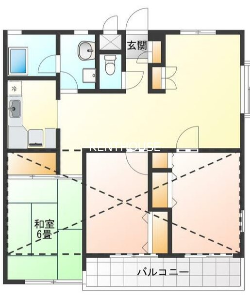 グランフォレスト調布の間取り