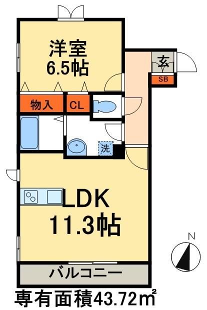 葛飾区亀有のマンションの間取り