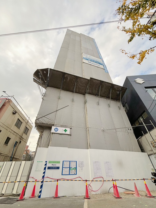 建物外観　建築中