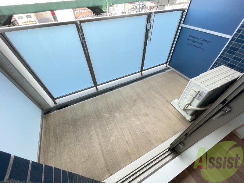 バルコニー　通風良好です