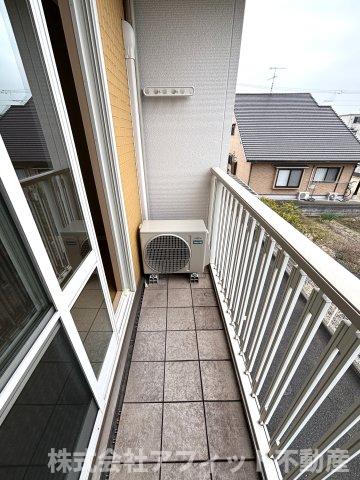 バルコニー　南西向き