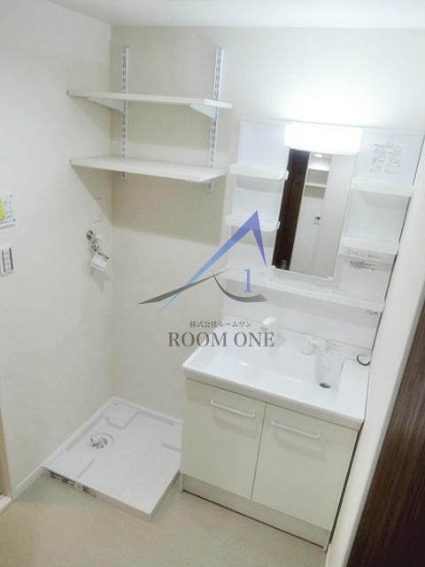 洗面設備　洗面台です。