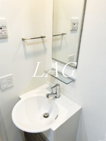 洗面設備　洗面台です。