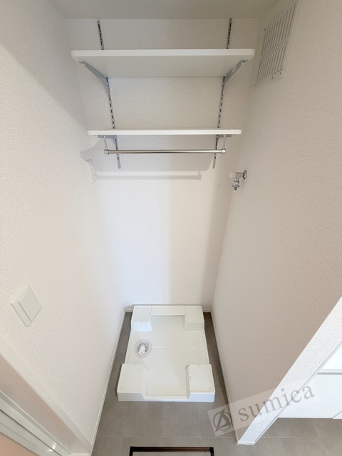 洗面設備　同施工の参考写真です