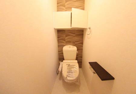 トイレ　ゆったりとした空間のトイレです