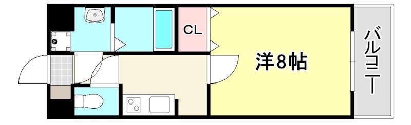 CLAIR摩耶の間取り写真