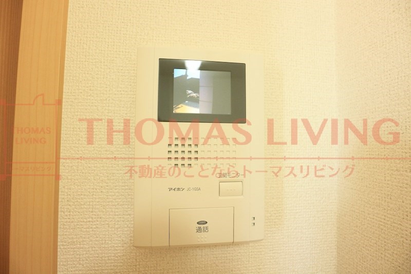 セキュリティ　来客者の顔を確認できます。(写真は同型)