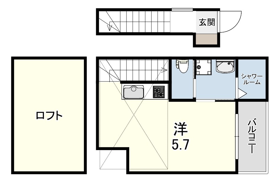 アリビア山手の間取り写真