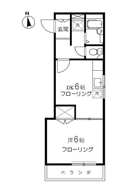 クレストハイツの間取り写真