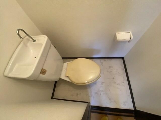 小田急小田原線 東海大学前駅 徒歩24分 2階建 築44年のトイレ写真