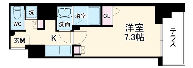 アクティ天満橋の間取り写真