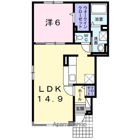 地下鉄東西線 南郷１８丁目駅 徒歩24分 2階建 築14年の間取り写真
