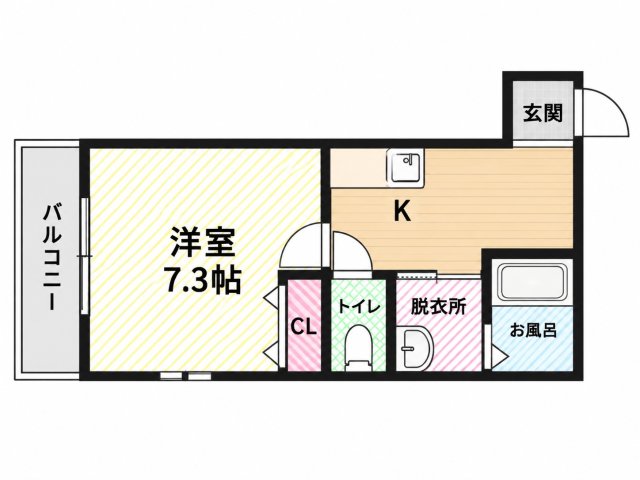 フジパレス三国ヶ丘I番館の間取り写真